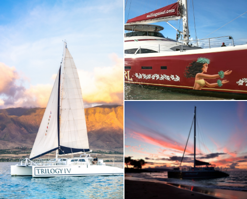 Catamaran and Sails cover photo collage