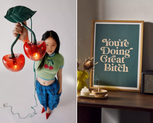 Eclectic and Fun House decor cover photo collage