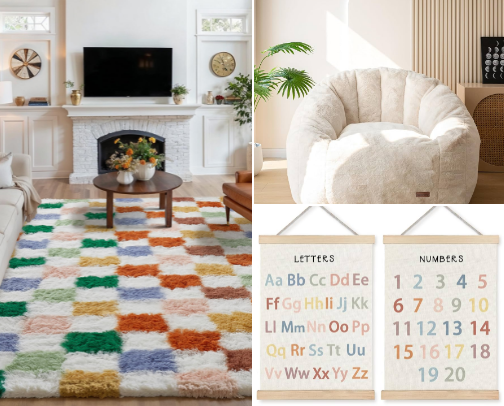 The Ultimate Kids Play Room Guide: Amazon Edition cover photo collage