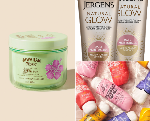 Body Care/Lotion cover photo collage