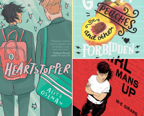 LGBTQ+ YA Reads cover photo collage