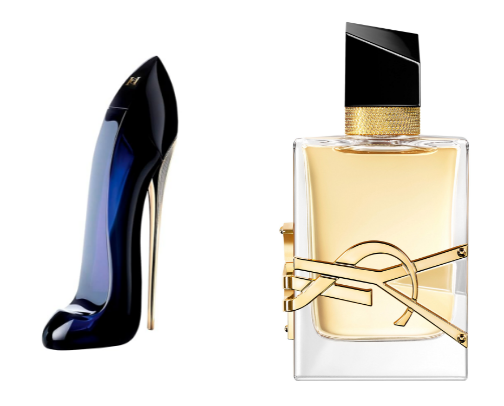 The perfect scent of perfume. cover photo collage