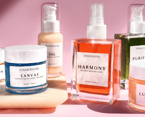 Skincare products I love cover photo collage