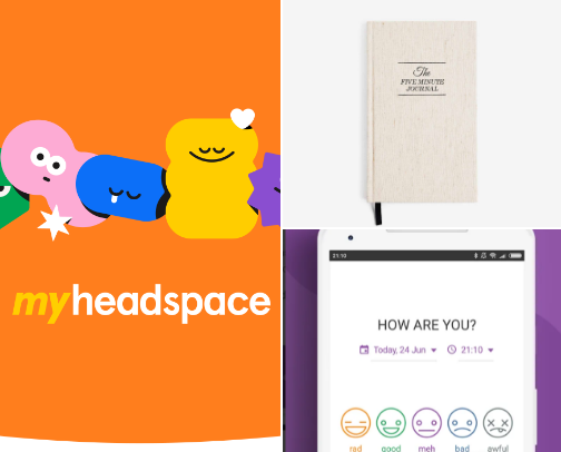 Mindful Moments : Mental Heath cover photo collage