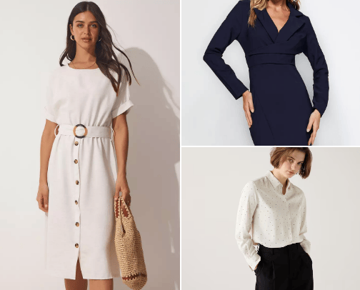 Office Fashion Look cover photo collage