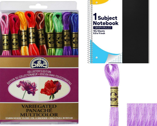 Cross stitching cover photo collage