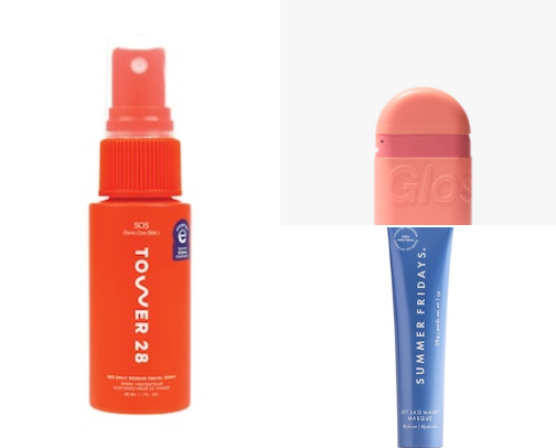 My TSA-Approved Skincare Bag cover photo collage