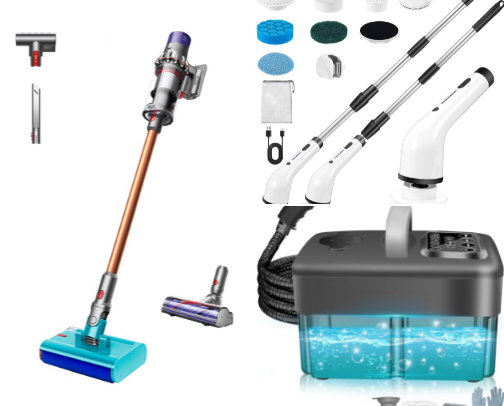 “Home Essentials That Make Life Easier 🧼✨” cover photo collage