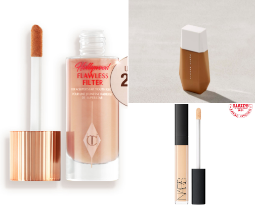 High end teen makeup needs cover photo collage