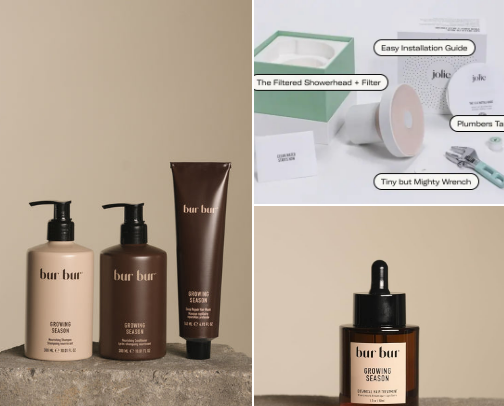 Low-tox items in my bathroom cover photo collage