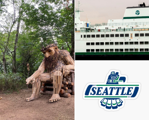 A week in the Seattle area cover photo collage