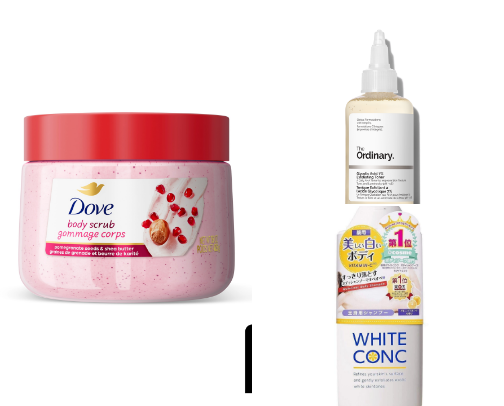 Skin Brightening Body Care Routine cover photo collage