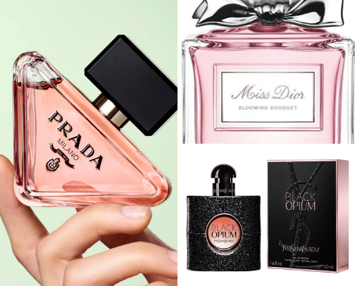 Perfumes for women🌺 cover photo collage