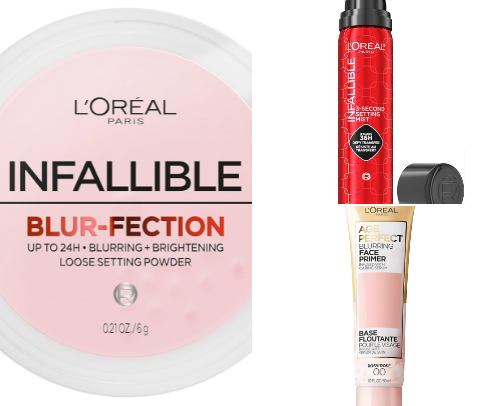 Favorite beauty items for mature skin cover photo collage