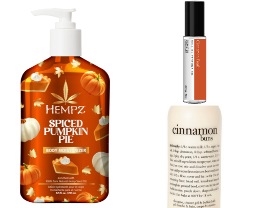 Products to use to make you smell like fall ALL DAY!!🤎🍂 cover photo collage