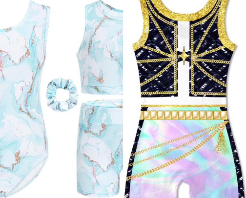 Kids gymnastic fits cover photo collage