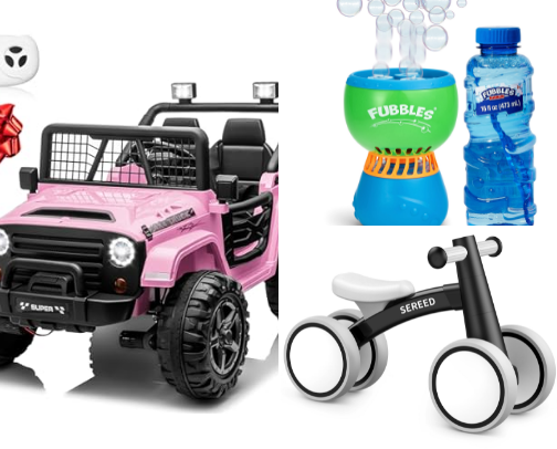 Best Outdoor Toddler Toys  ages 2-5 cover photo collage