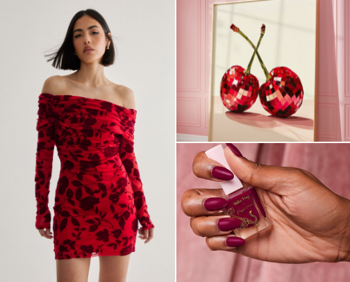 CHERRY RED STYLE: TRENDY LOOKS, NEVER TOO MUCH cover photo collage