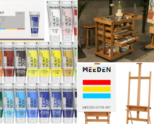 Inside My Painting Studio cover photo collage