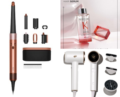 Hair Care Products cover photo collage