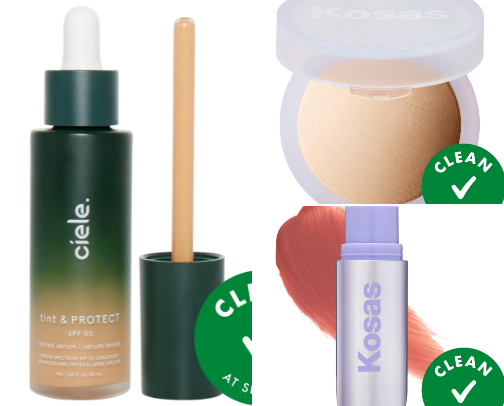 Clean Makeup that actual works and I love using! cover photo collage