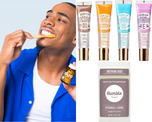 Toiletries cover photo collage