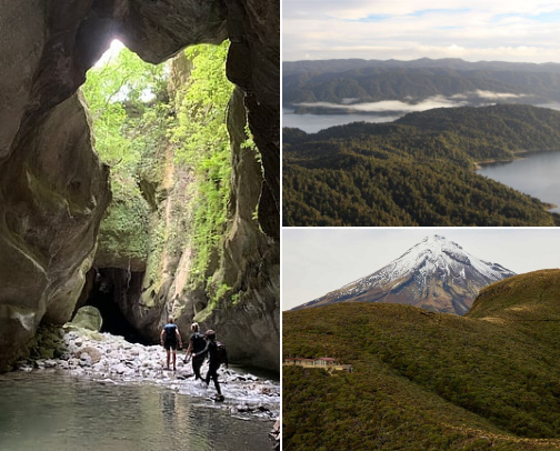 Kiwi Adventures: Things to See & Do Outdoors in the North Island 🥾 cover photo collage