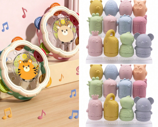 Baby toy cover photo collage