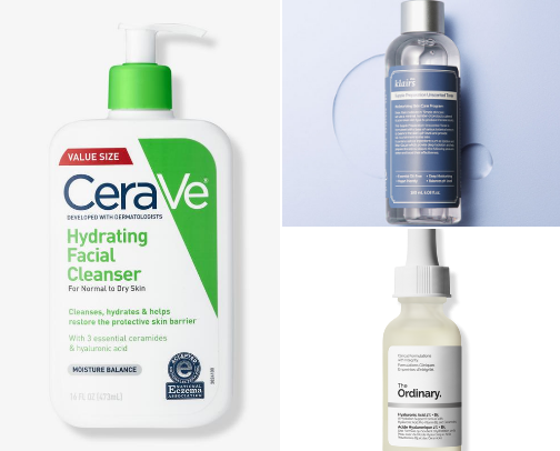 Comprehensive and effective daily routine for dry skin cover photo collage