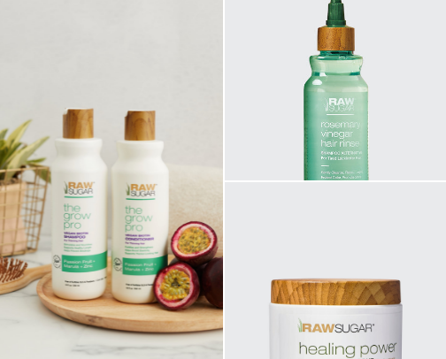 Affordable Natural Vegan hair & body cover photo collage