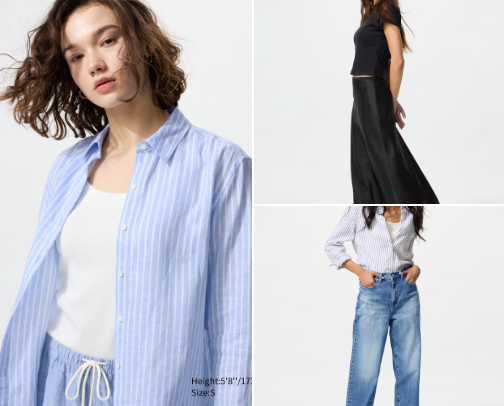 Minimalist closet essentials (UNIQLO) cover photo collage