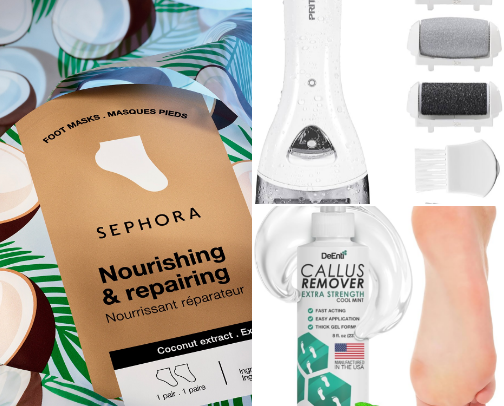 The foot care products you didn’t know you needed 🧚🏻‍♀️💖 cover photo collage