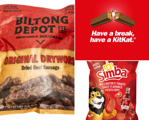 South African snacks cover photo collage
