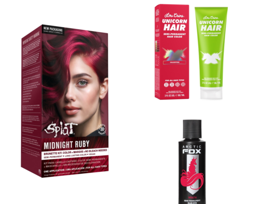 Semi Permanent Hair Color I Swap Every 8 Weeks Because Commitment Scares Me cover photo collage