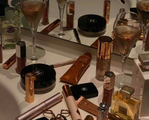 Make up essentials💄✨ cover photo collage