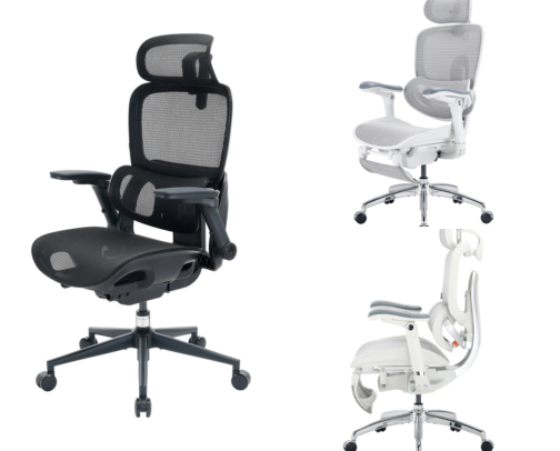 Sihoo ergonomic chairs by lumbar support: adjustable, self-adjusting and dual-adjustable cover photo collage
