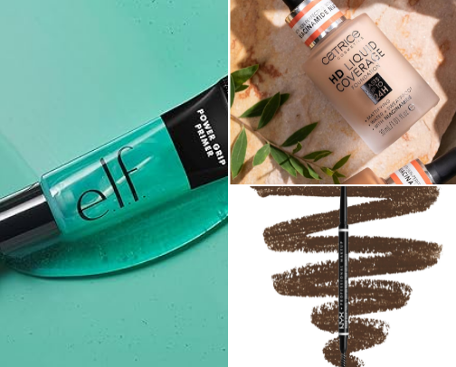 makeup must-haves🤍 cover photo collage