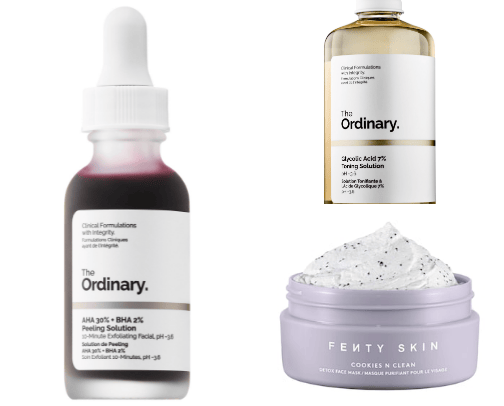 My skincare routine 💫 cover photo collage