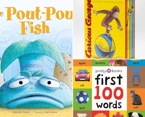 Bedtime books cover photo collage