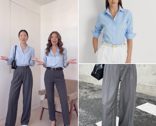 baby blue + gray cover photo collage