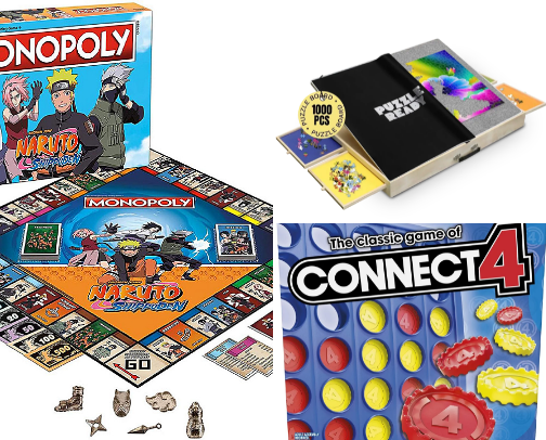 Level Up Your Game Night 🧩🎮 Puzzles, Accessories & More cover photo collage