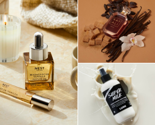 fave products to smell good 🍨✨ cover photo collage