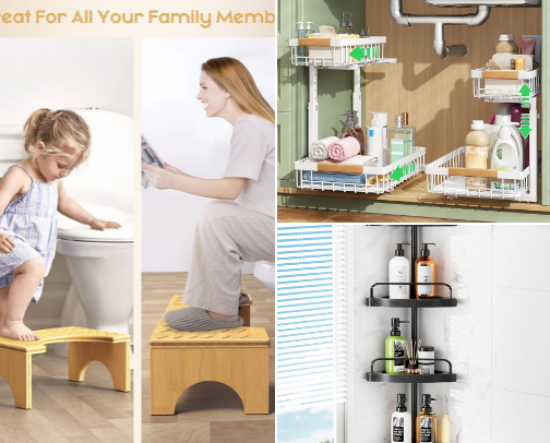 Bathroom Necessities cover photo collage