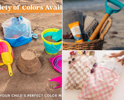summertime essentials with little kids! ☀️ cover photo collage