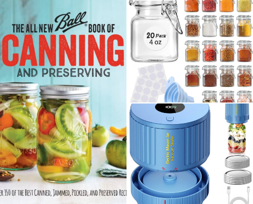 Canning & Preserving Essentials cover photo collage