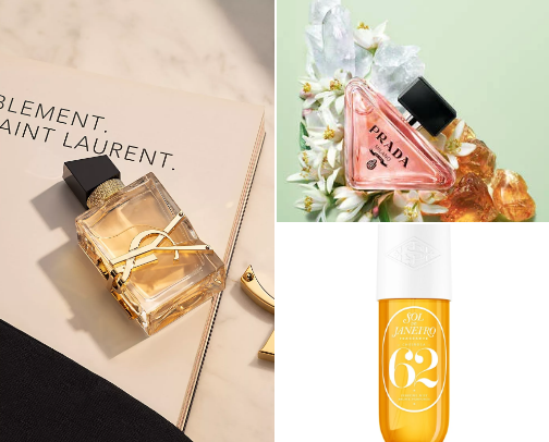 My fave parfums cover photo collage