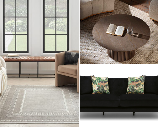Living Room Glow-Up Essentials | Furniture & Decor Finds cover photo collage