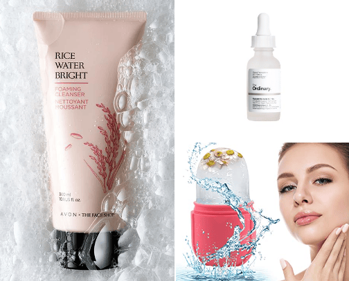 Skincare cover photo collage