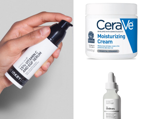 skin care must haves 🧴🫧 cover photo collage