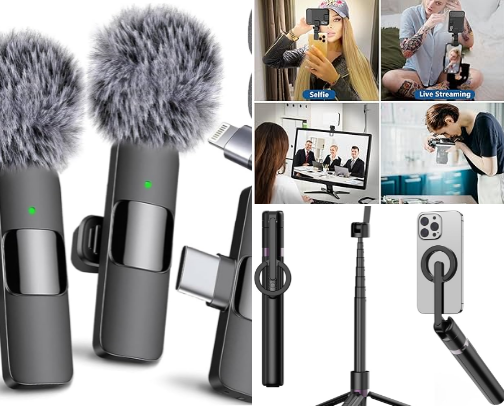 Content Creator Essentials: Everything You Need for YouTube & TikTok Videos cover photo collage